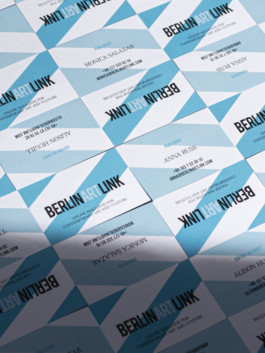Lilie von Grün Susann Zielinski Business Card Corporate Design Berlin Art Link 